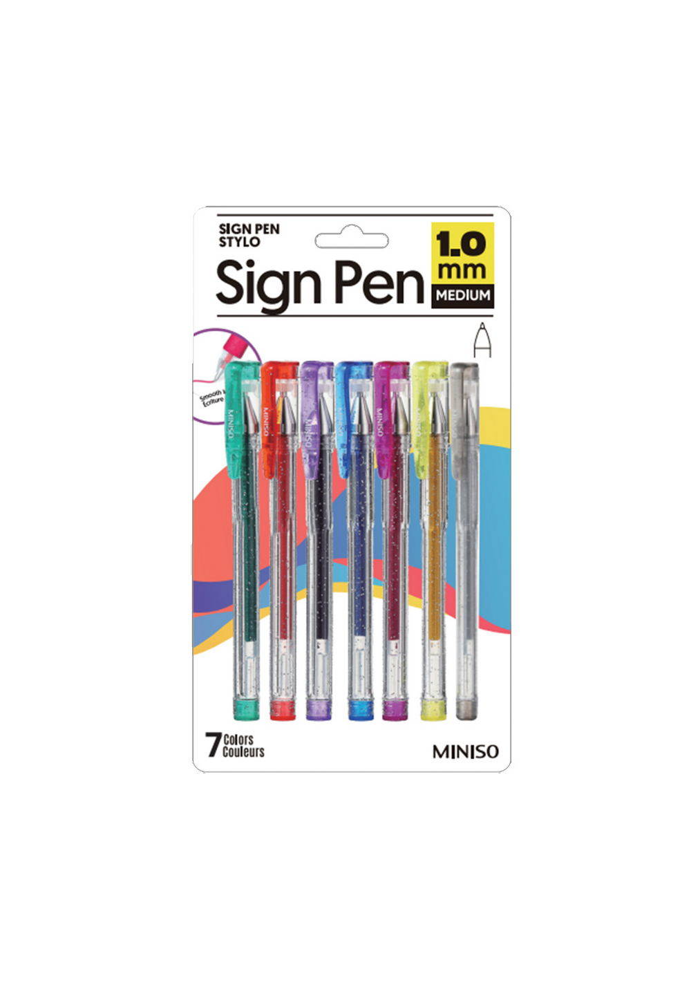 Set de 7 Lapicero de Gel Miniso
