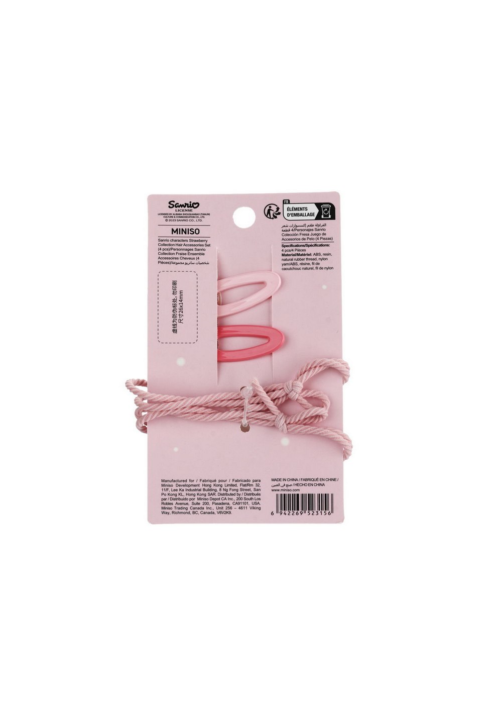 Set de Accesorios para el Cabello (3 Modelos) Miniso para Mujer - Vista 6