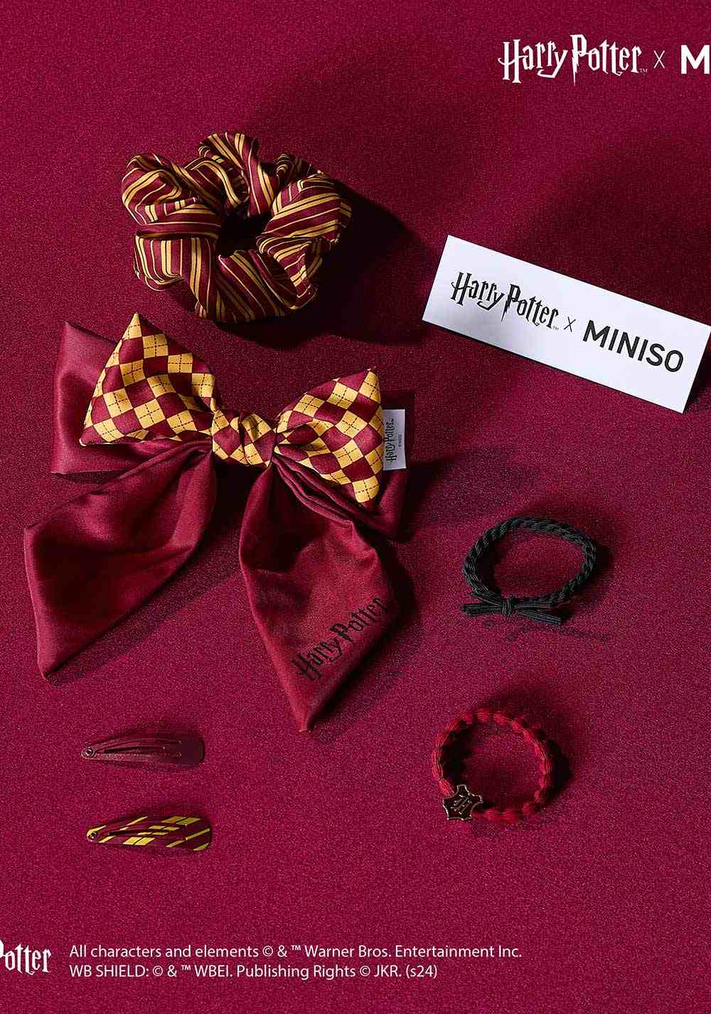 Set de Accesorios para Cabello Gryffindor Harry Potter Miniso para Mujer - Vista 4