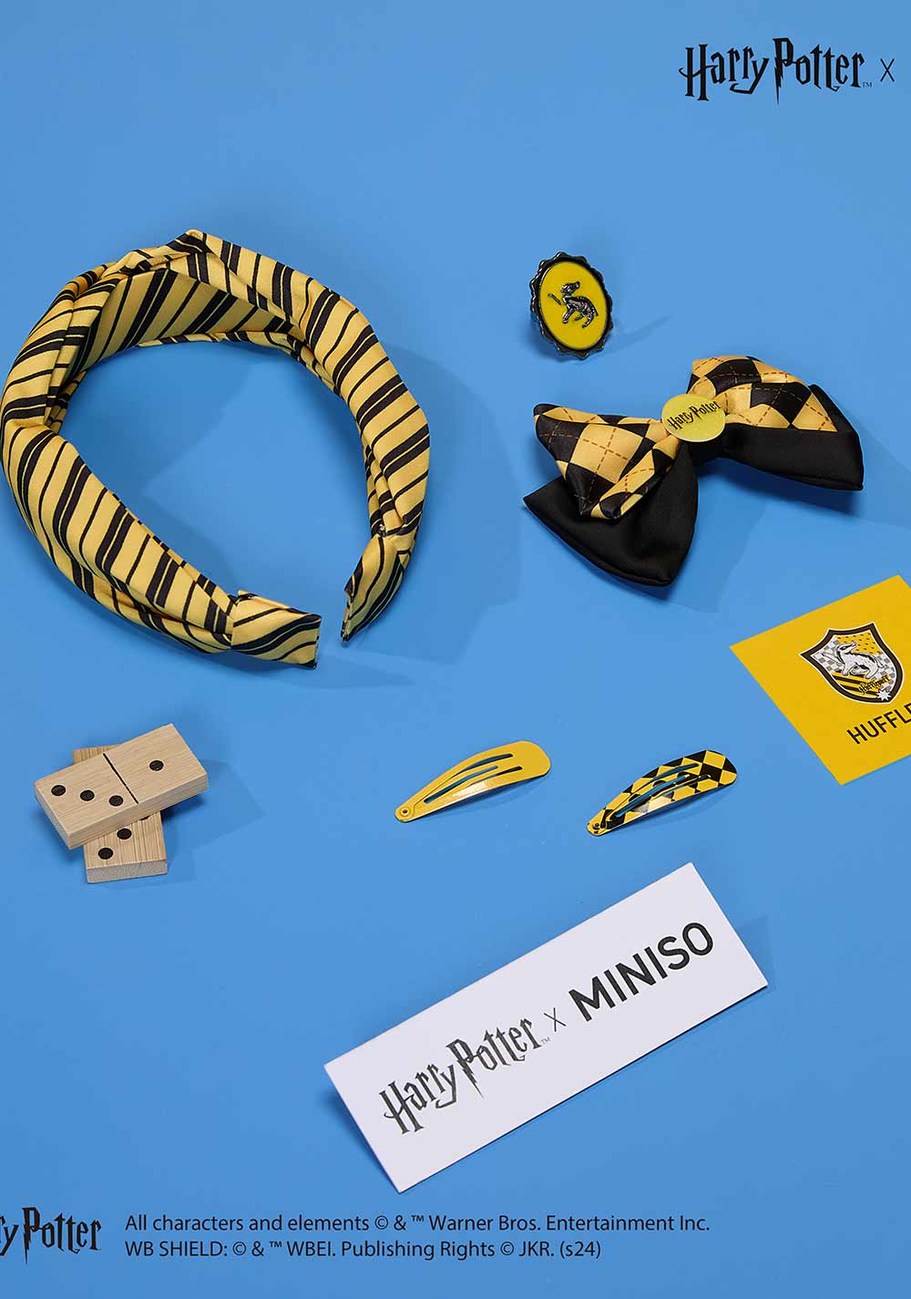 Set de Accesorios para Cabello Hufflepuff Harry Potter Miniso para Mujer - Vista 4