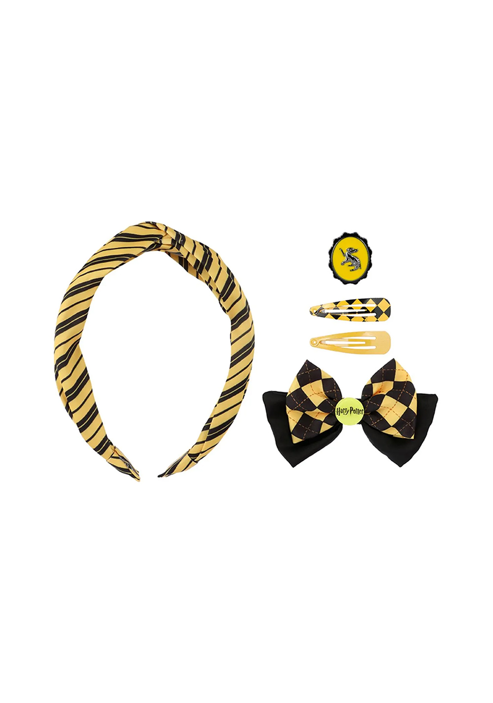 Set de Accesorios para Cabello Hufflepuff Harry Potter Miniso