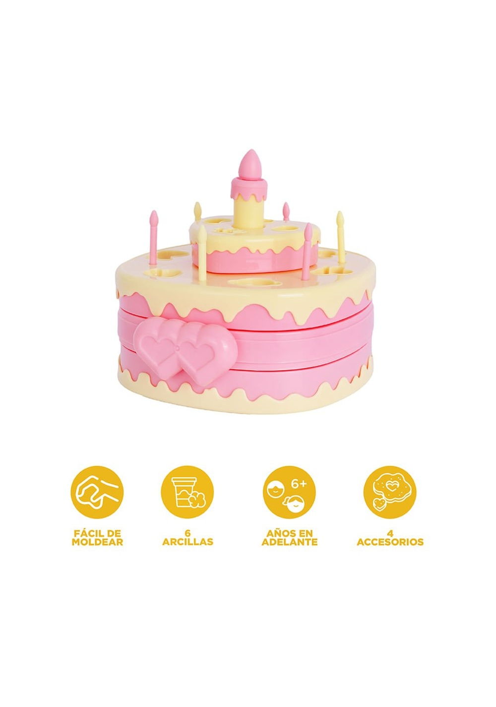 Set Arcilla Moldeable Comida Rápida 9 Piezas Miniso Unisex - Vista 4