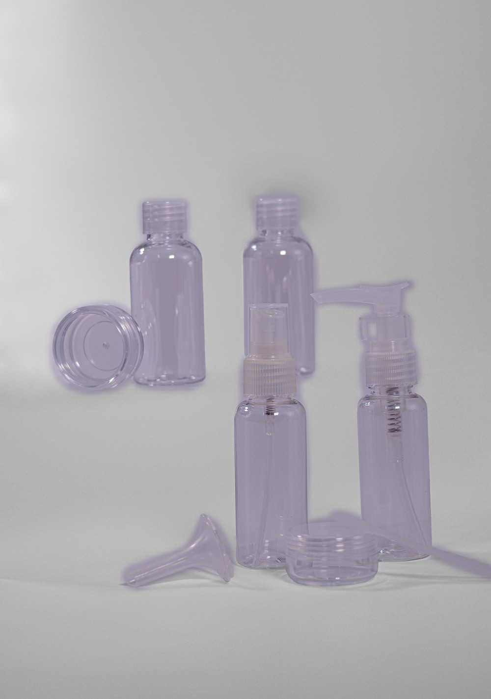 Set de Botellas de Viaje 8 Pzas Miniso