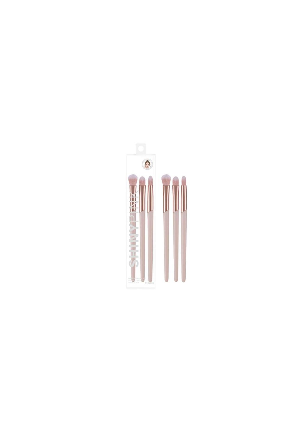 Set de Brochas de Maquillaje de Ojos 3 Piezas Pink Miniso