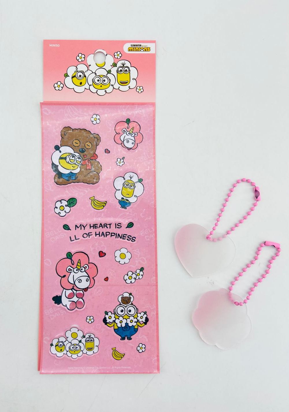 Set de Calcomanías Colección Daisy Minions Miniso