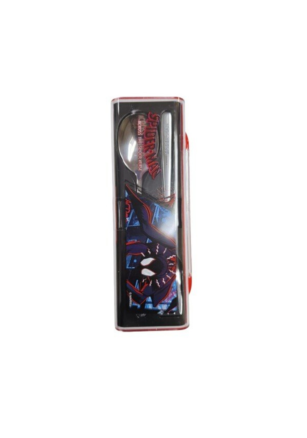 Set de Cubiertos Tenedor y Cuchara Spiderman Marvel Miniso