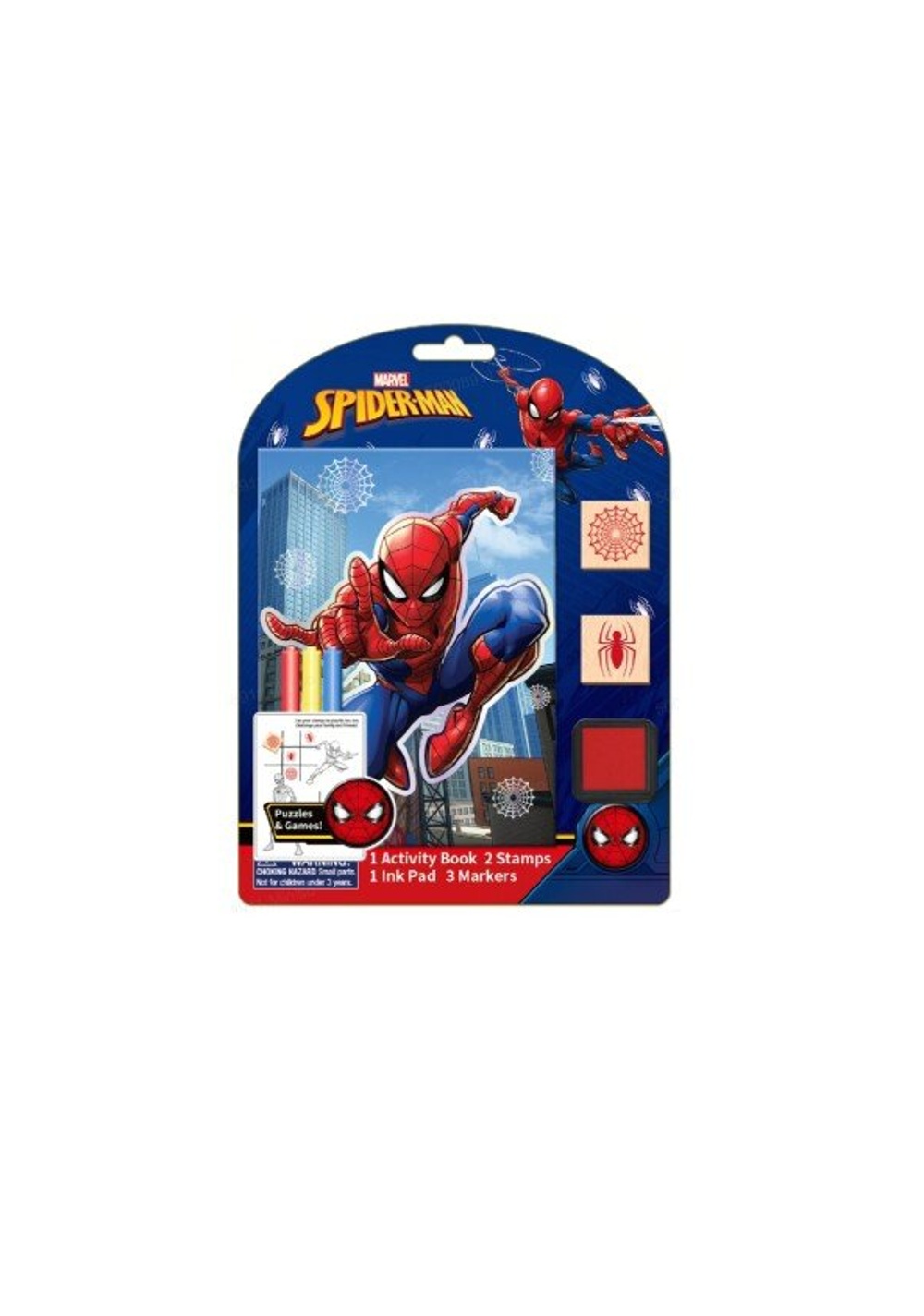 Set de Dibujo de Sellos Colección Spiderman Marvel Miniso