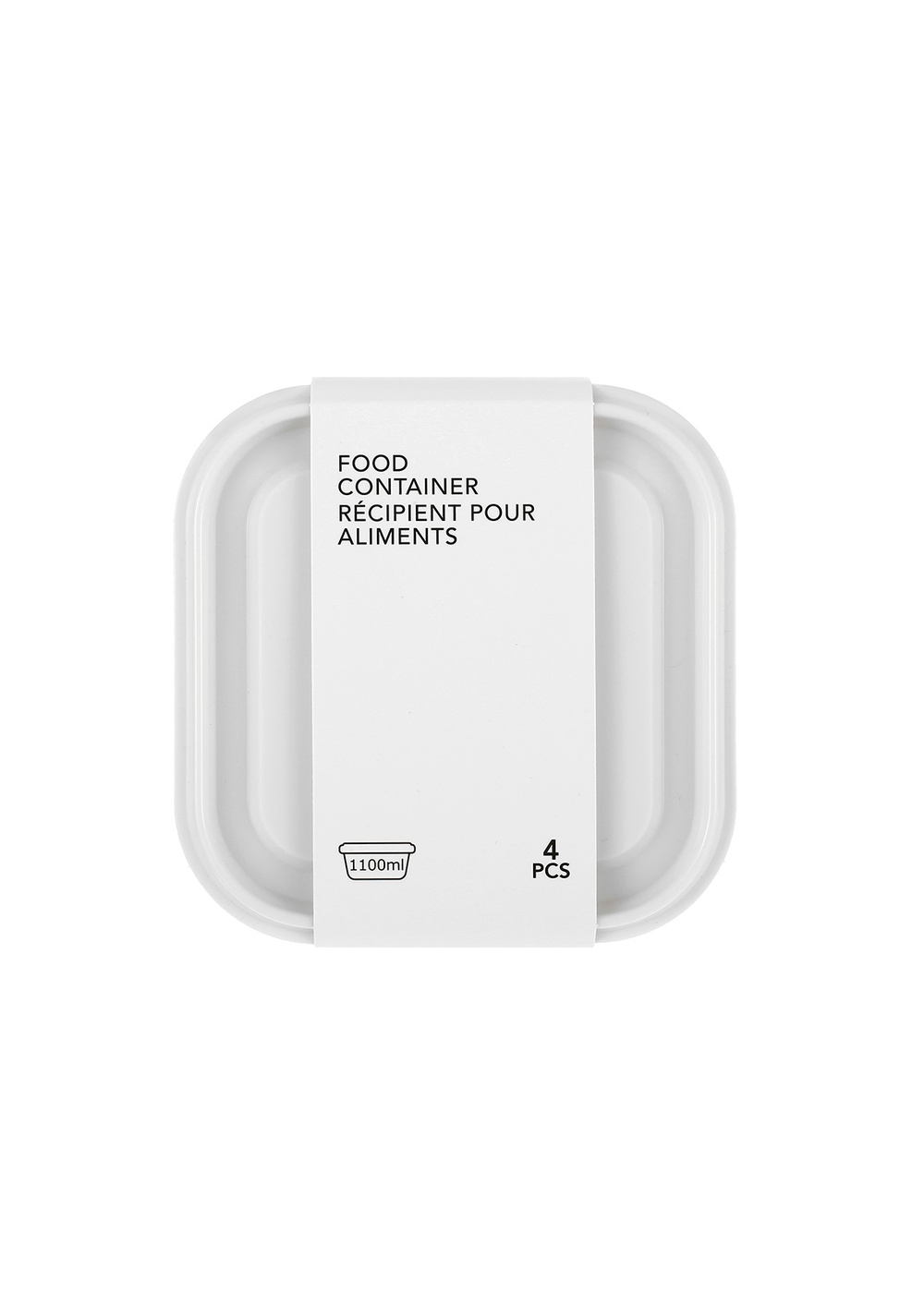 Set de Envases Plasticos 4 Piezas Miniso Unisex - Vista 6