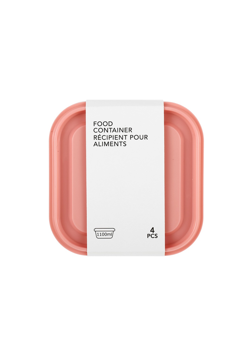 Set de Envases Plasticos 4 Piezas Miniso Unisex - Vista 7