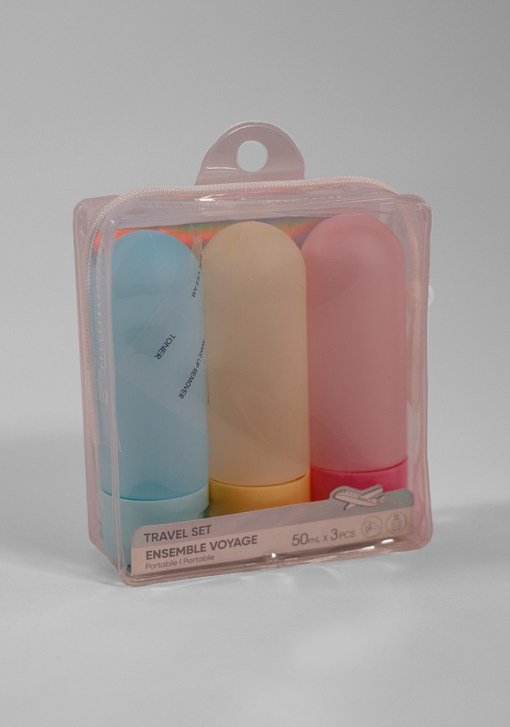 Set de Envases para Viajes 50 Ml (3 Piezas) Miniso