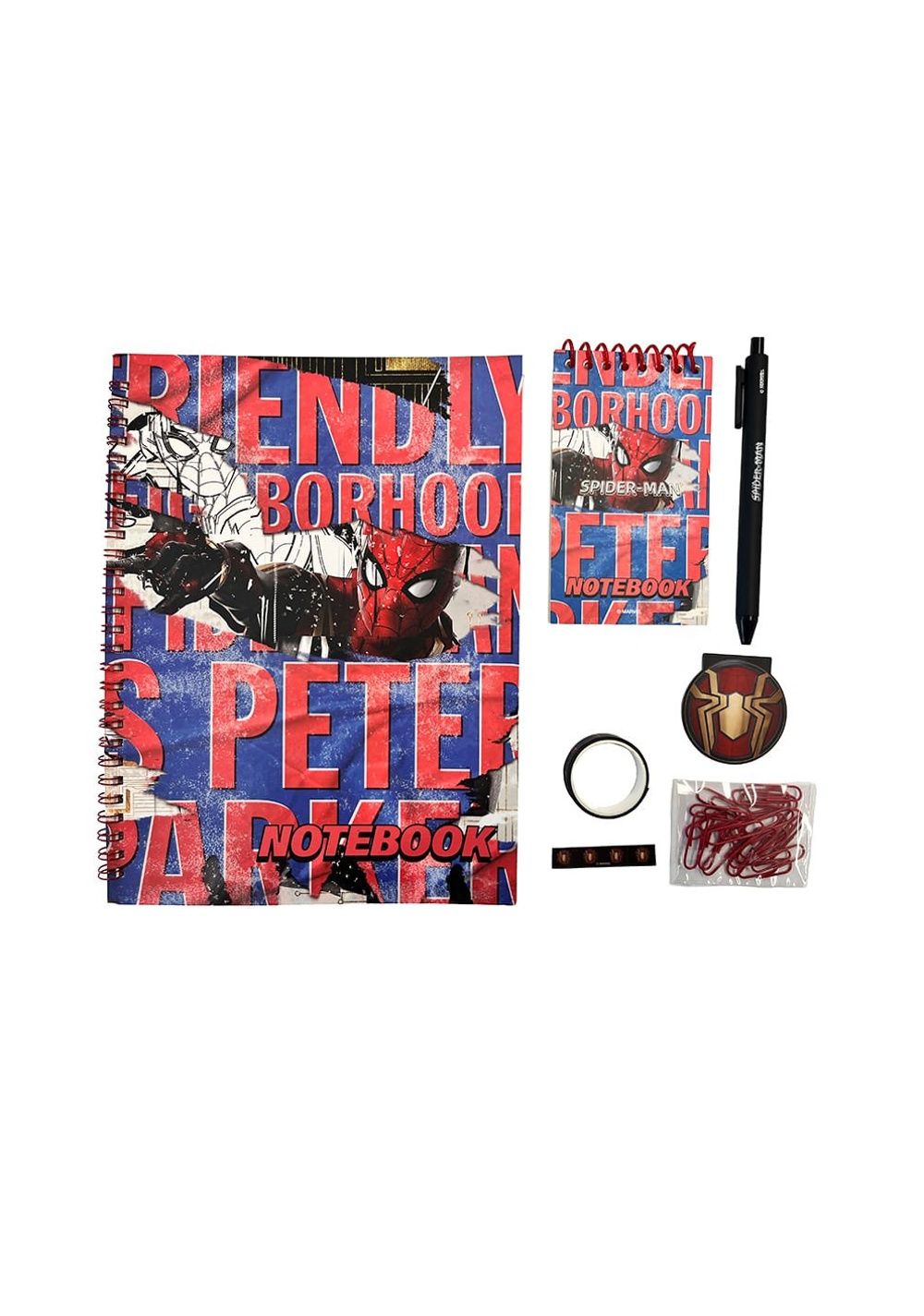 Set de Escritorio Colección Spiderman Marvel Miniso