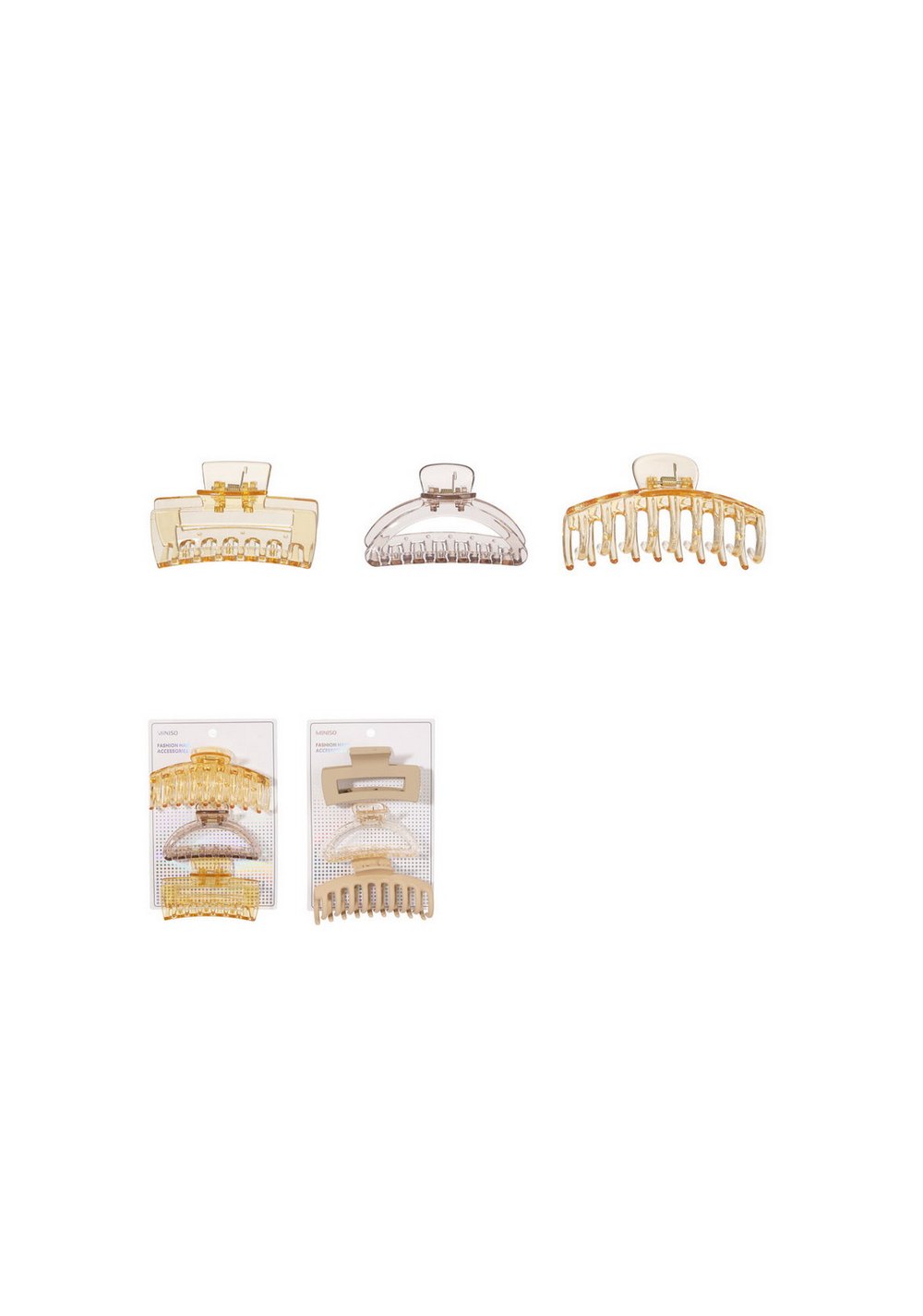Set de Gancho para el Cabello (2 Modelos) Miniso