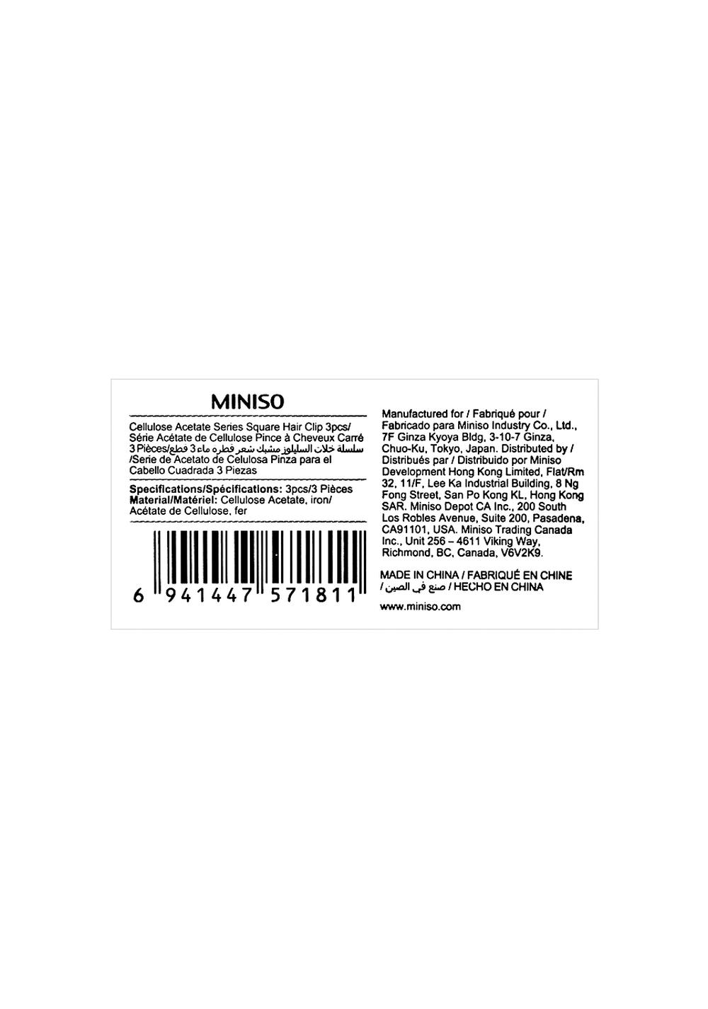 Set de Gancho para el Cabello (4 Modelos) Miniso para Mujer - Vista 5