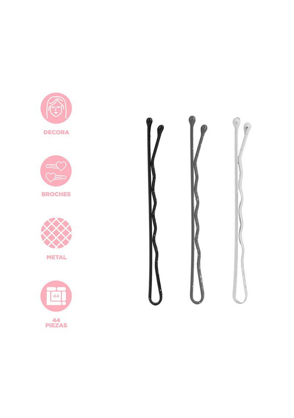 Set de Gancho para el Cabello Miniso para Mujer - Vista 3
