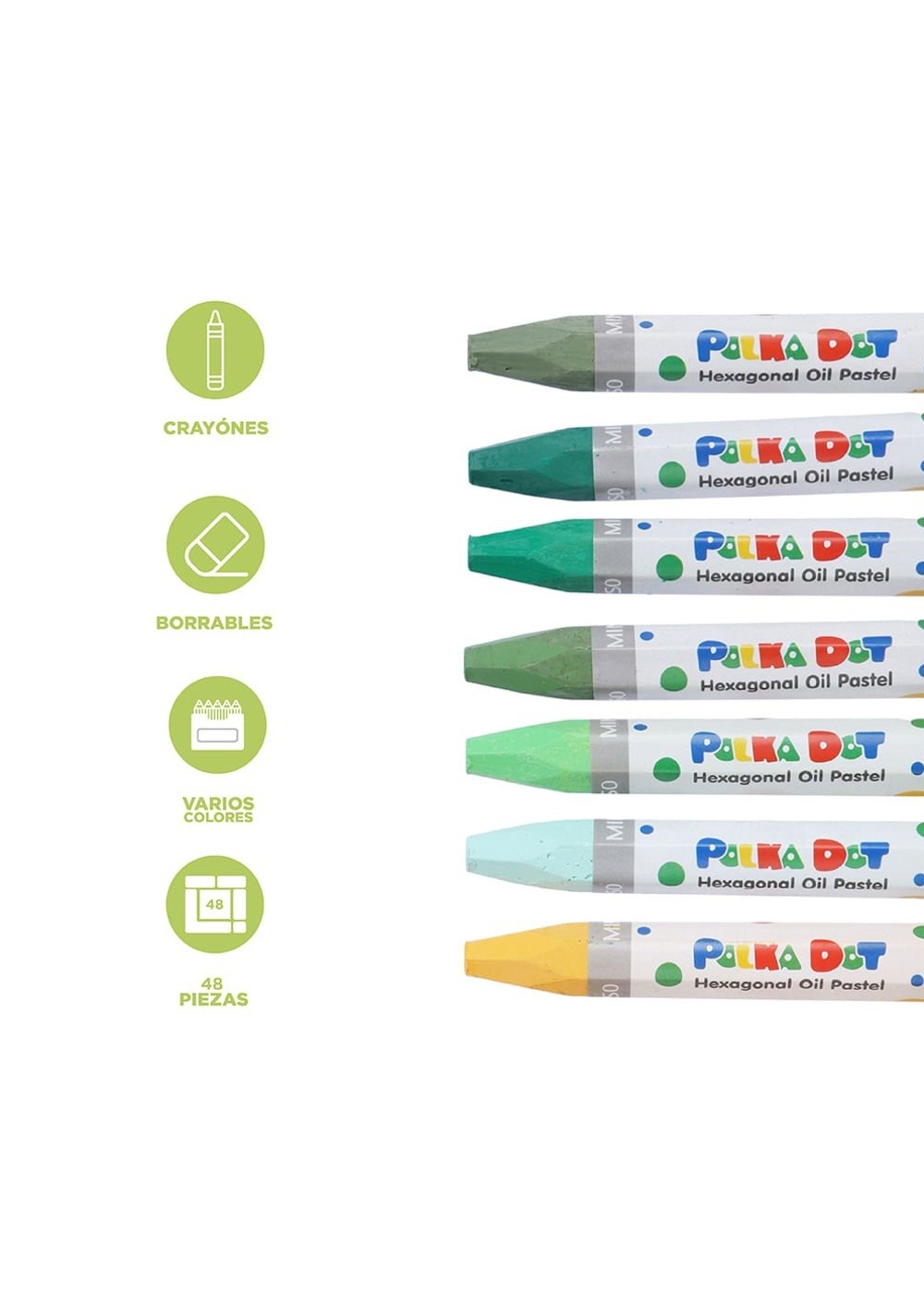 Set de Lápices de Colores Pasteles al Óleo Miniso Unisex - Vista 4