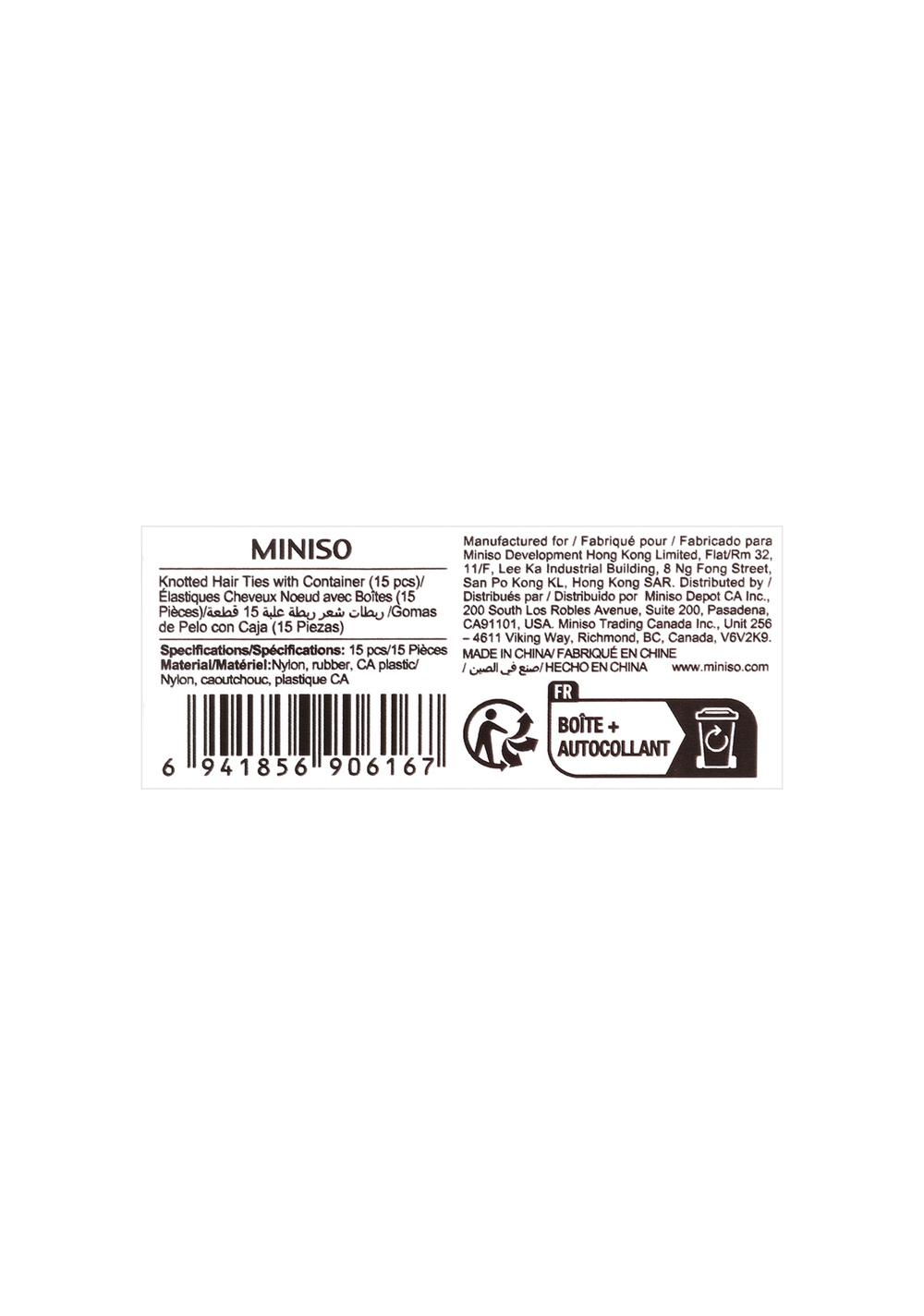 Set de Ligas para el Cabello Miniso para Mujer - Vista 4