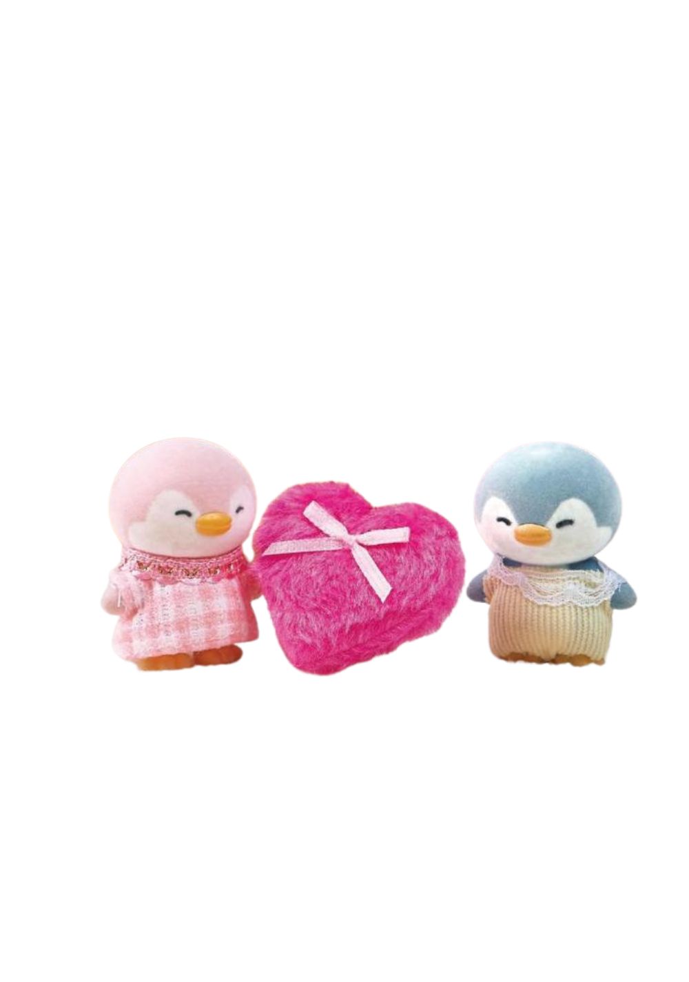 Set de Mini Peluche Familiar Flocado (2 Unidades) Miniso