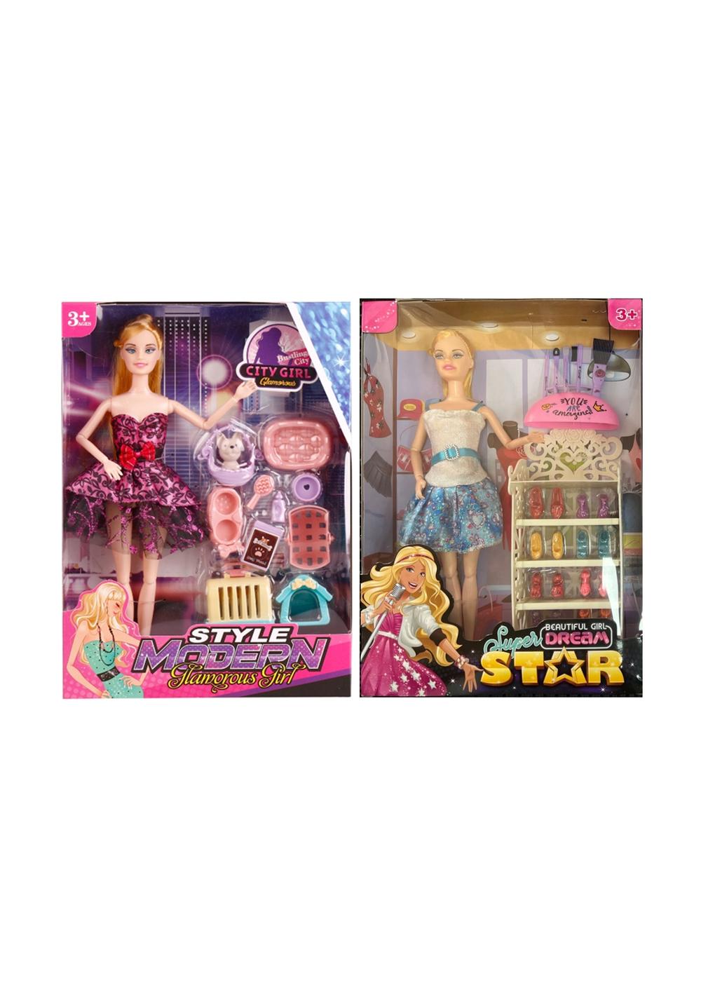 Set de Muñecas de Moda de 11.5 Pulgadas + Accesorios Miniso