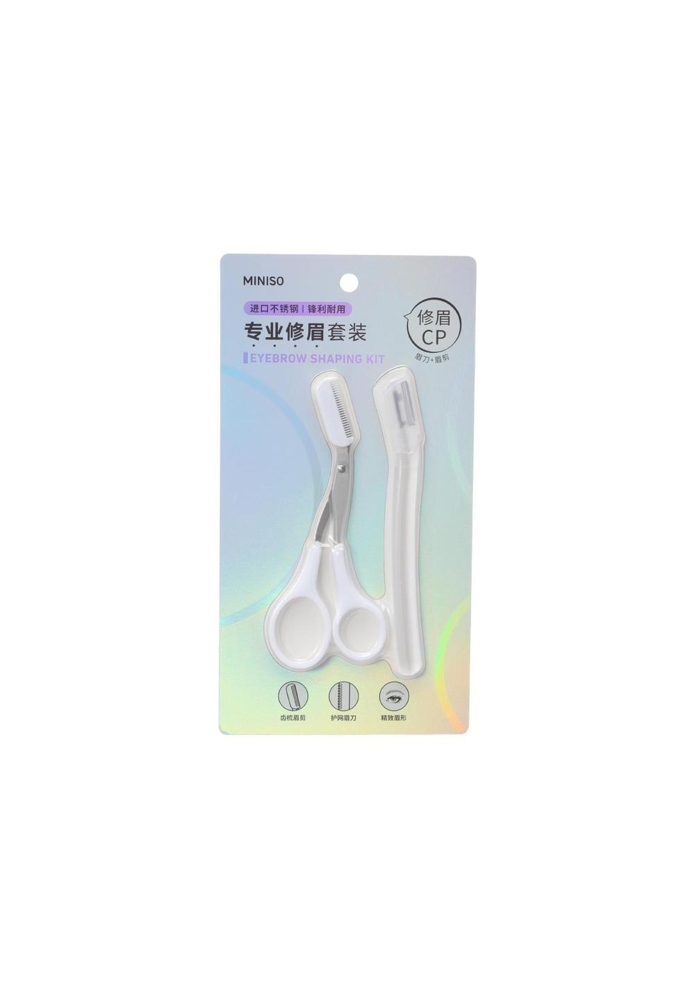 Set de Navaja Tijeras para Cejas Miniso