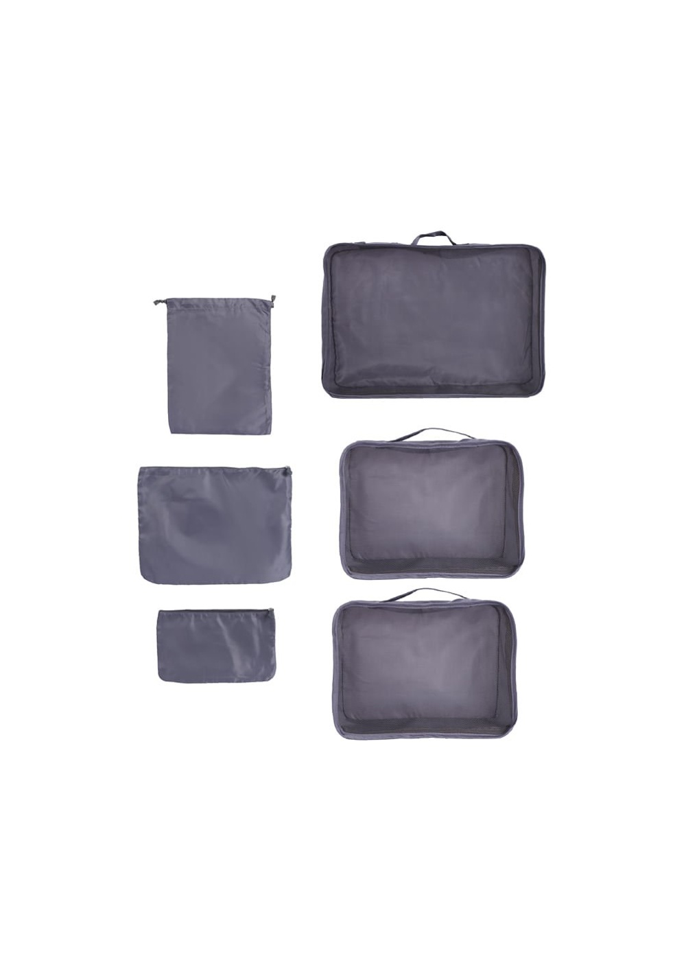 Set de Neceseres Premium Textil Travel 6 Piezas Miniso