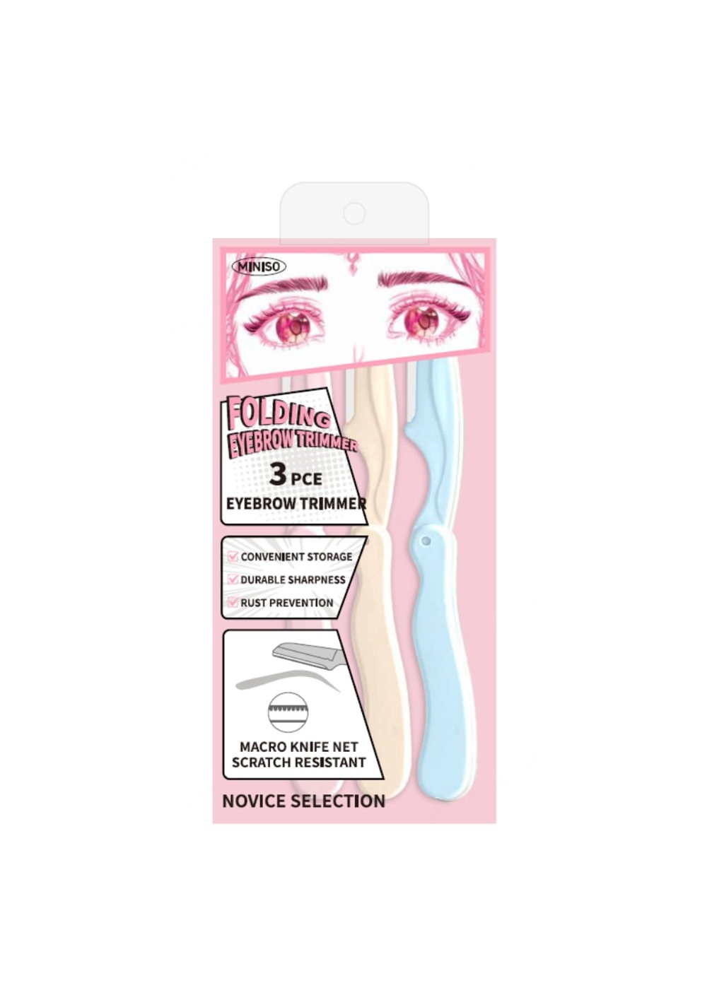 Set de Perfiladores para Cejas Plegables Bloom & Glow Miniso