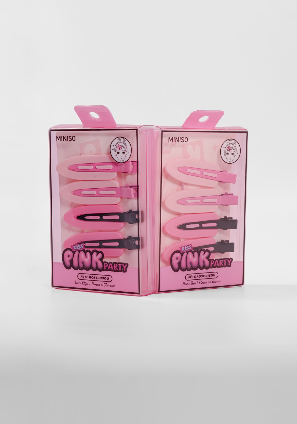 Set de Pinzas para el Cabello Serie Pink Party Miniso para Mujer - Vista 3