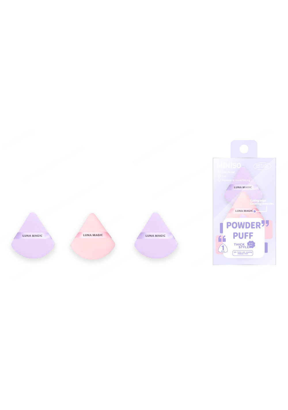 Set de Polvo Suelto de la Bloom & Glow 3 Piezas Miniso