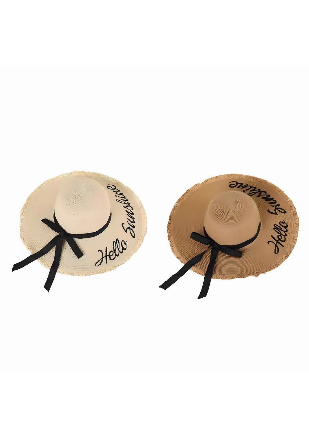 Sombrero de Paja Bordado Miniso