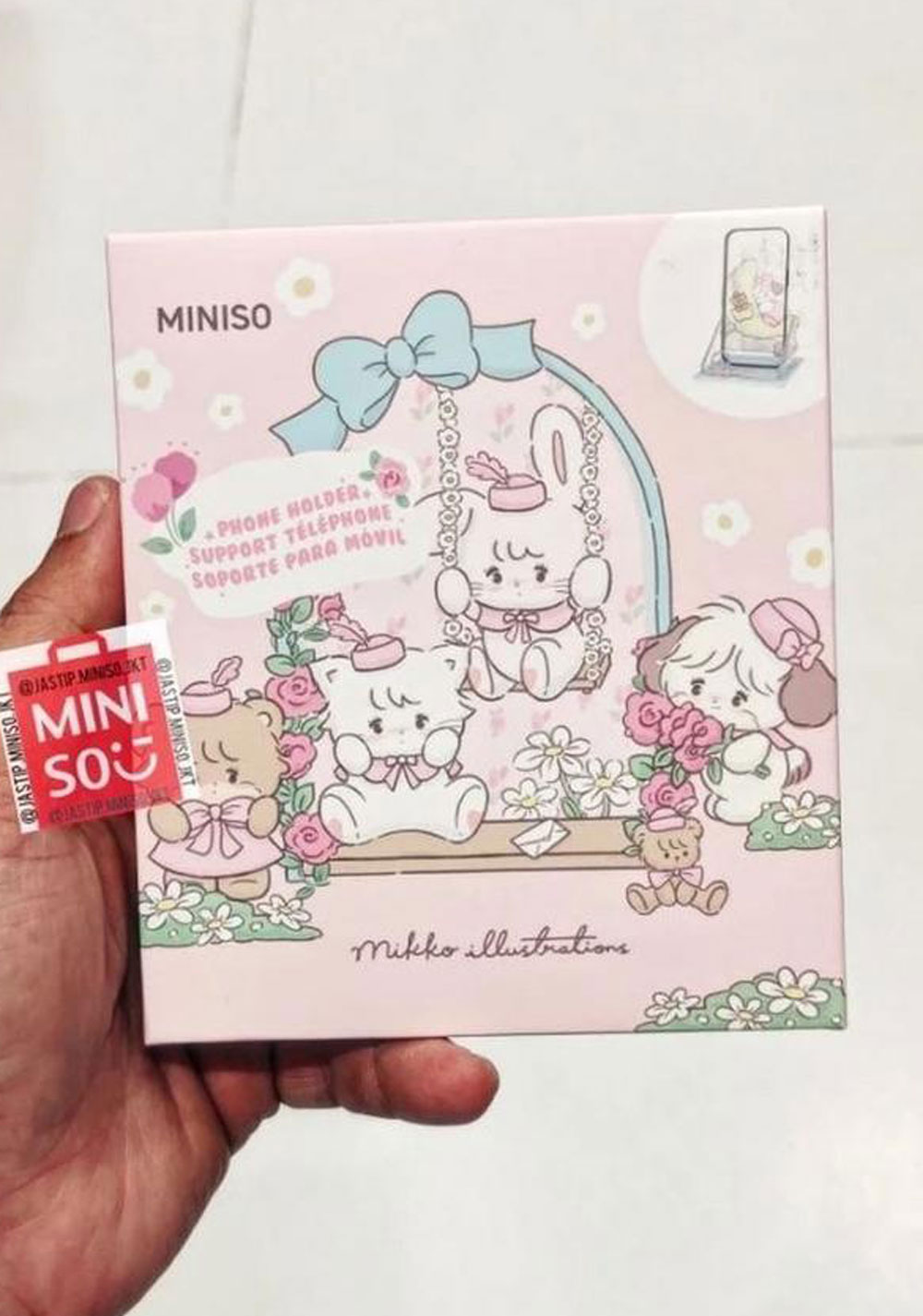 Soporte para Teléfono Móvil Acrílico Serie Mikko Miniso Unisex - Vista 5