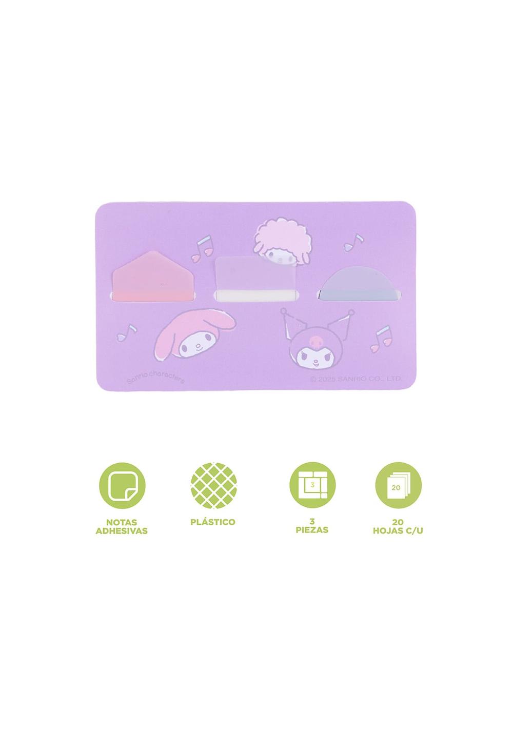 Stickers Adhesivos Colección Sanrio Miniso Unisex - Vista 3