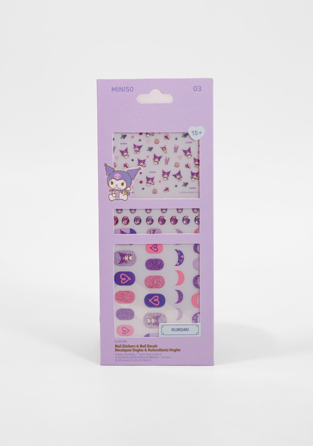 Stickers Calcomanías para Uñas Kuromi Miniso
