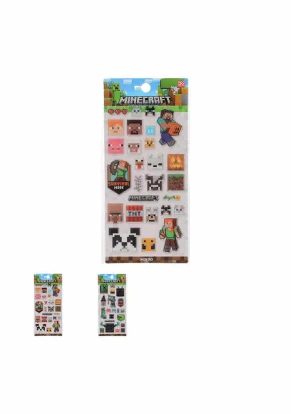 Stickers Colección Minecraft (2 Modelos) Miniso