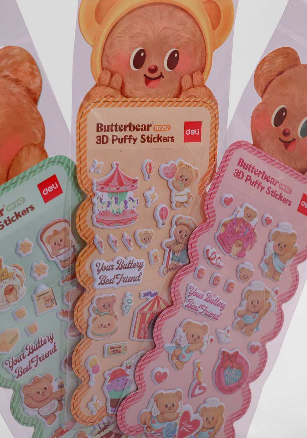 Stickers Hinchados Colección Butterbear Miniso Unisex - Vista 3