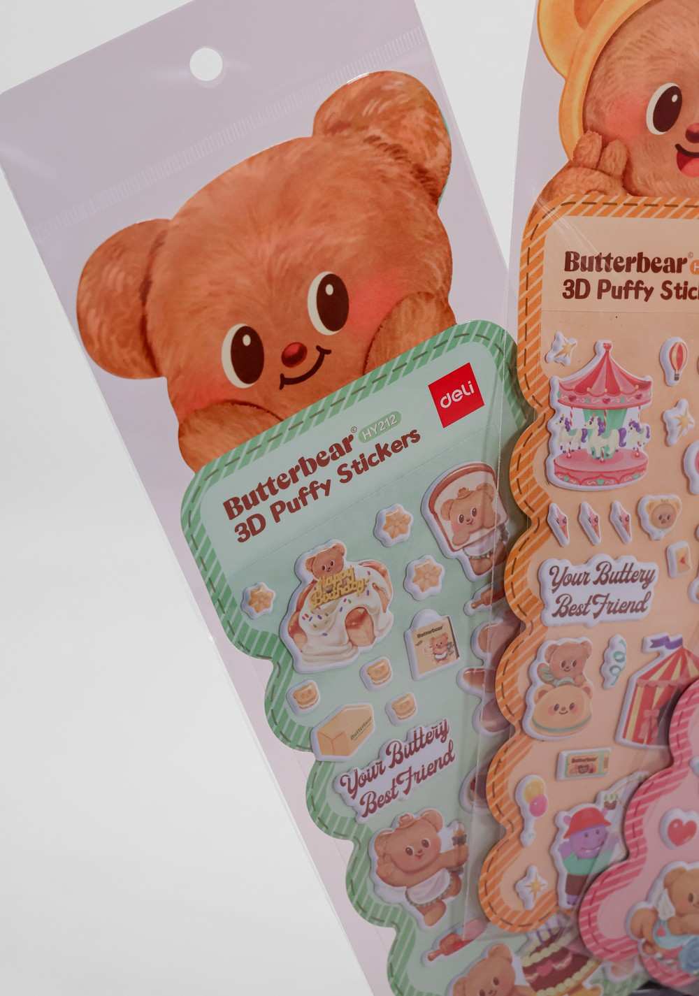 Stickers Hinchados Colección Butterbear Miniso Unisex - Vista 4