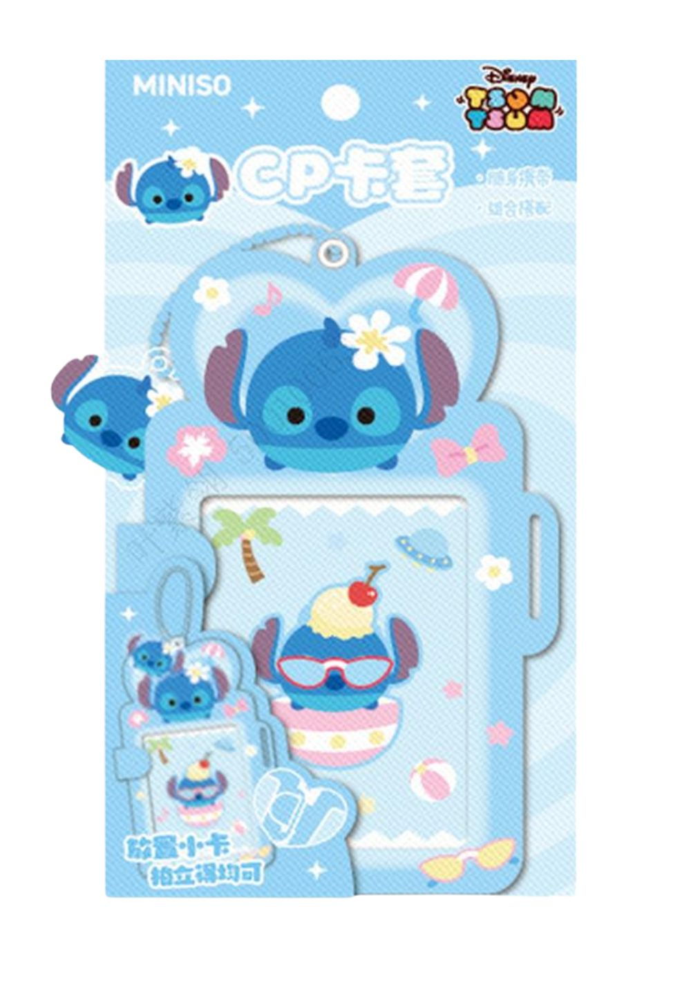 Tarjetero Tsum Colección Stitch Disney Miniso