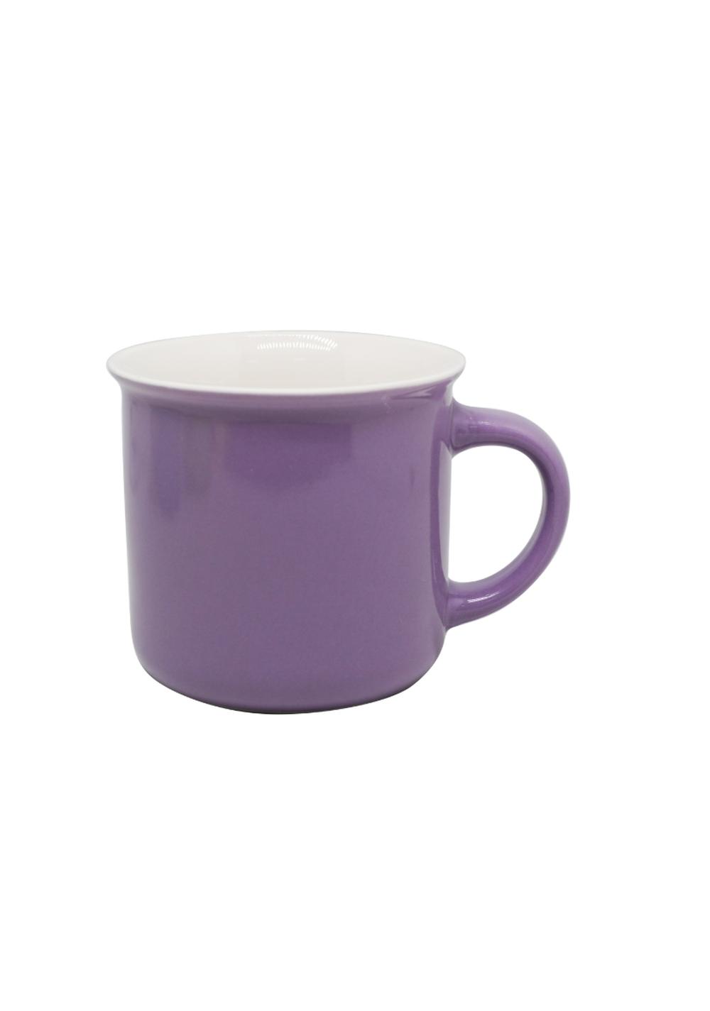 Taza de Cerámica de 390 Ml Morada Clásica Miniso