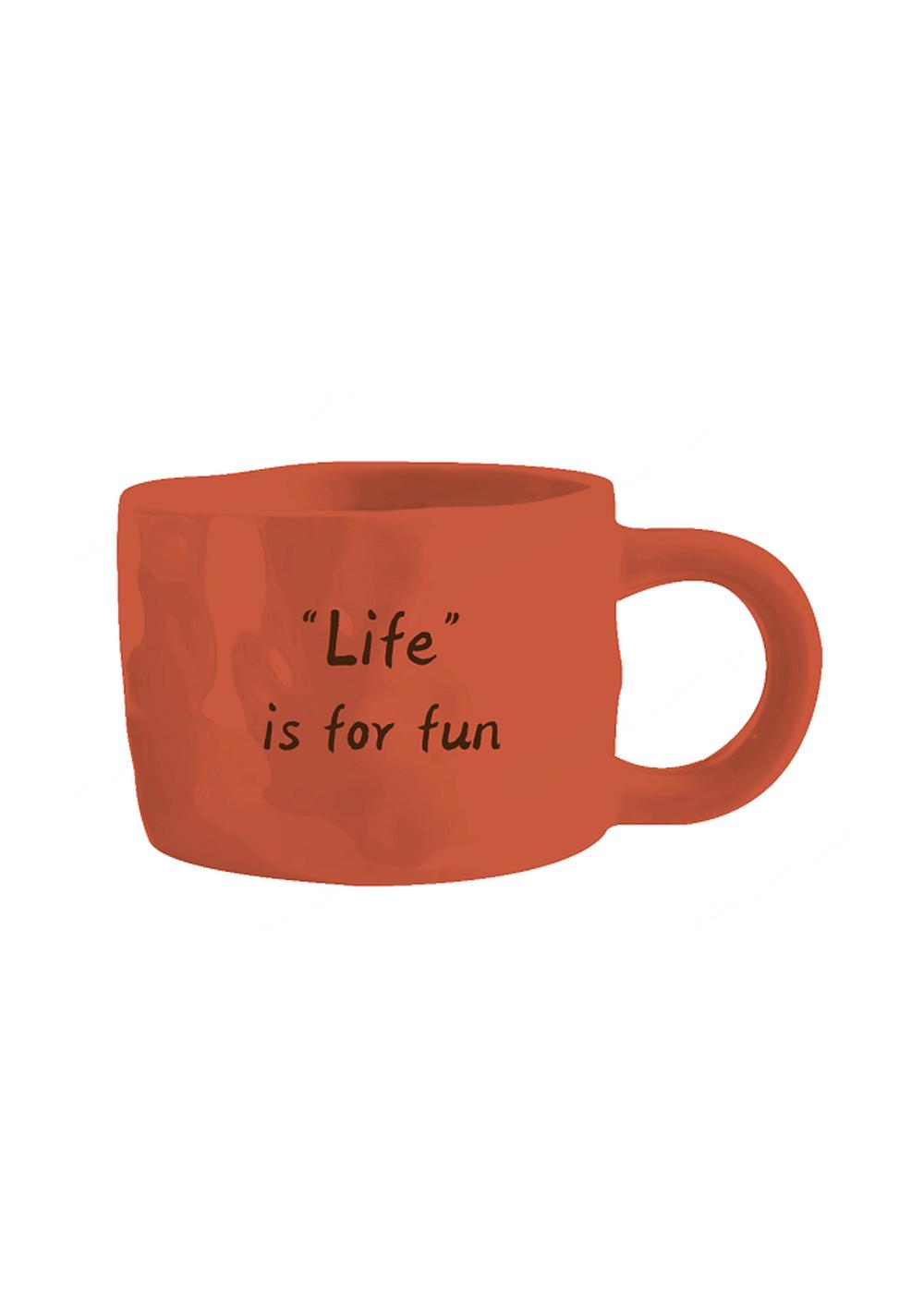 Taza de Cerámica con Asa 250 Ml Miniso