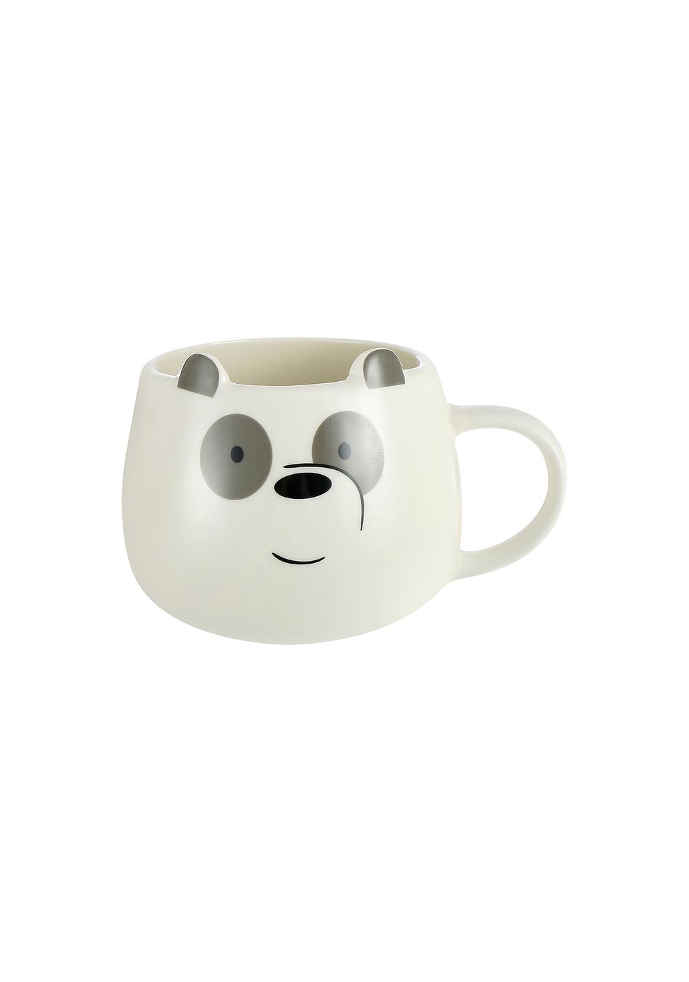 Taza Ceramica Osos Desnudos 390ml (panda) Miniso