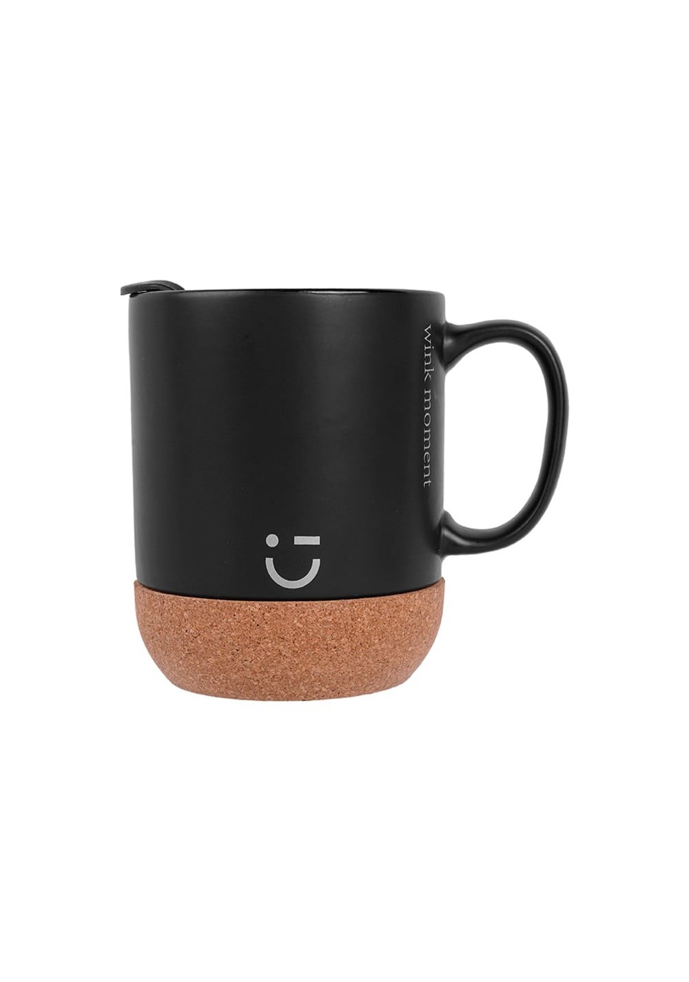 Taza con Tapa Cerámica 300 Ml Miniso