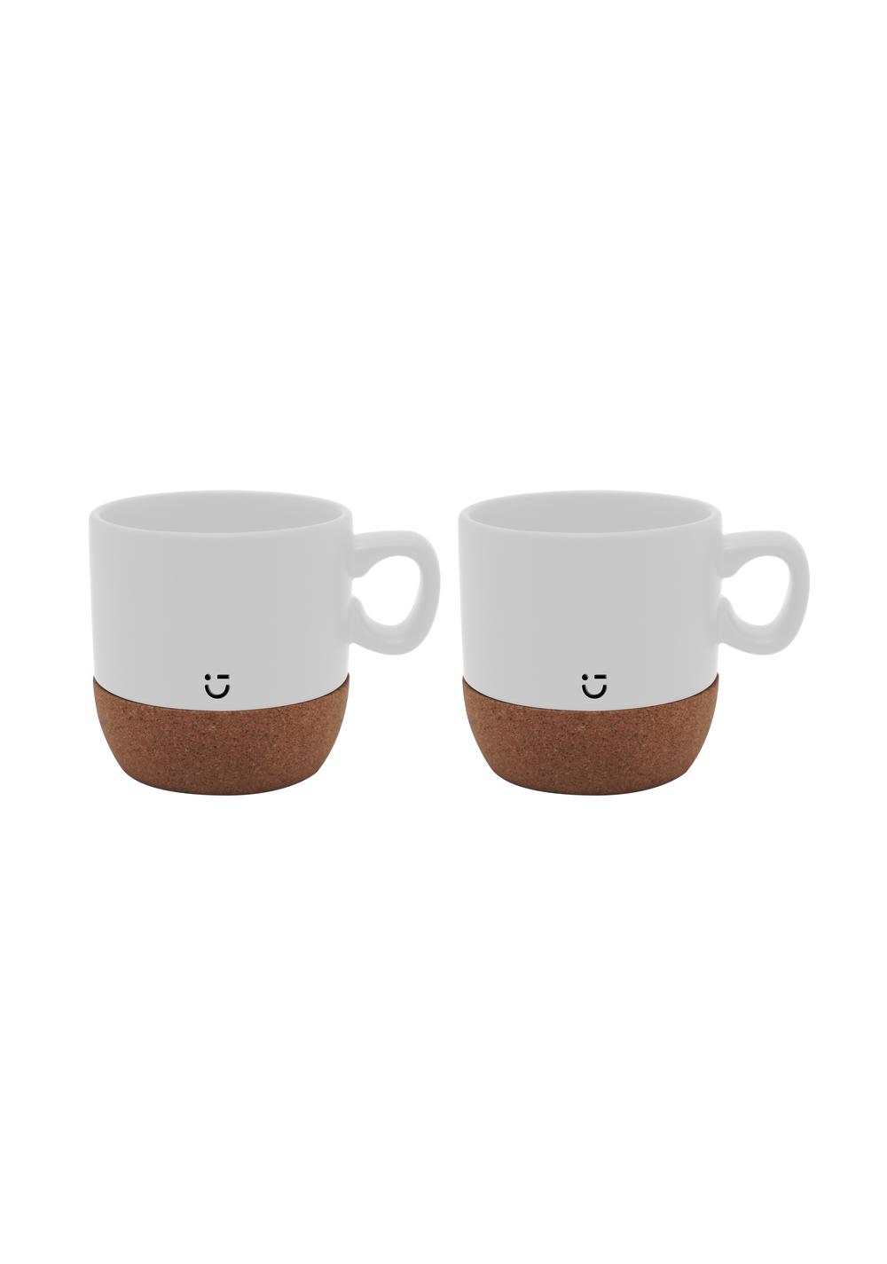 Tazas de Cerámica Mini de 140 Ml 2 Piezas Miniso