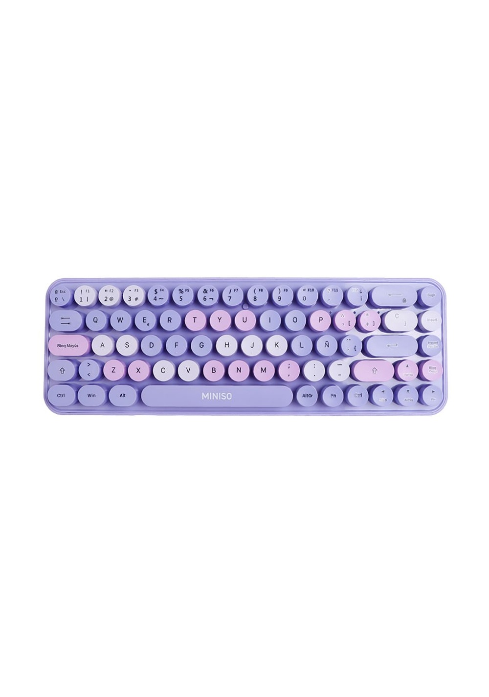 Teclado Inalámbrico Mixed Color Mod Sk 676ag Fashion Miniso