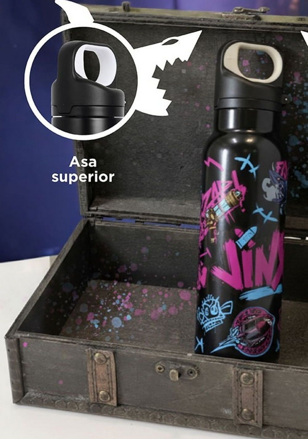 Termo 600 Ml Character League Of Legends Miniso Unisex - Vista 5