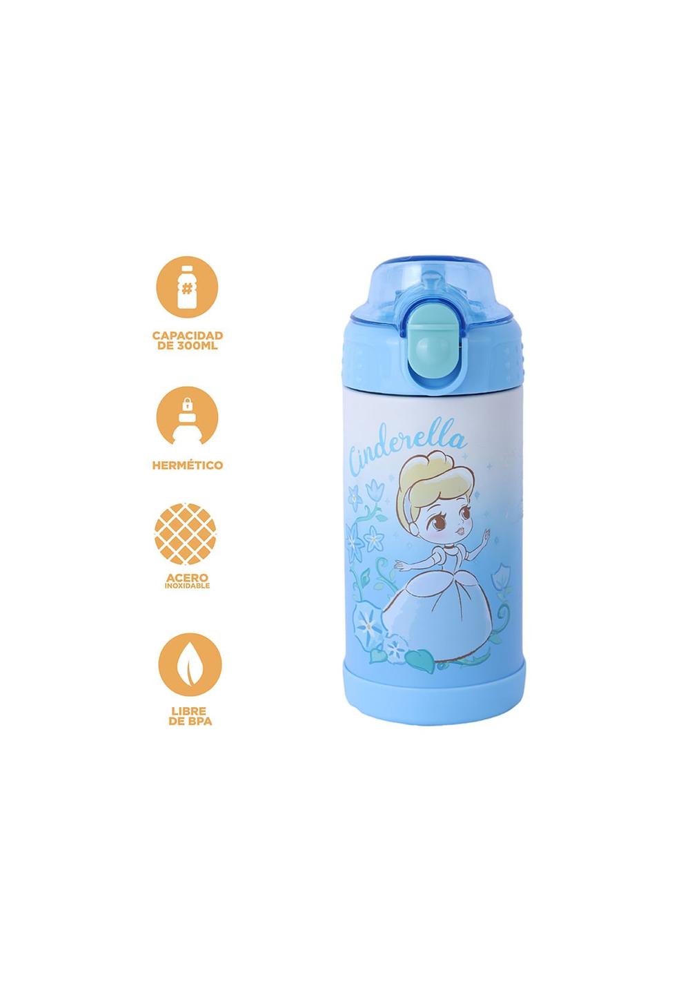 Termo de Acero 300 Ml Cenicienta Disney Miniso Unisex - Vista 3