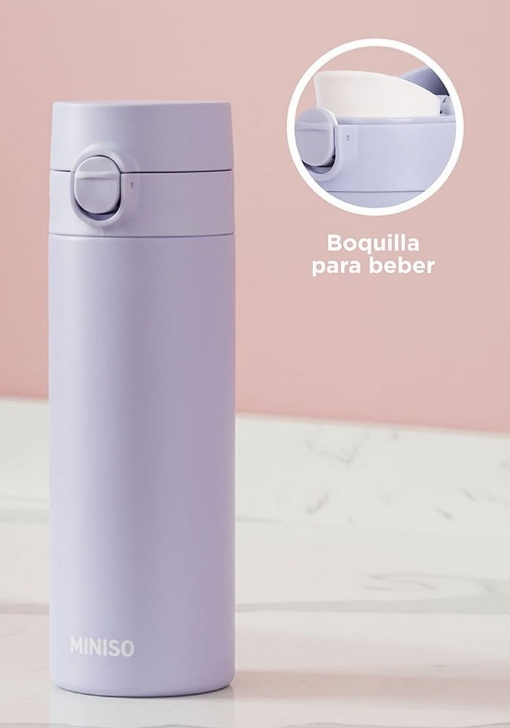Termo Acero Inoxidable 200 Ml Miniso Unisex - Vista 6