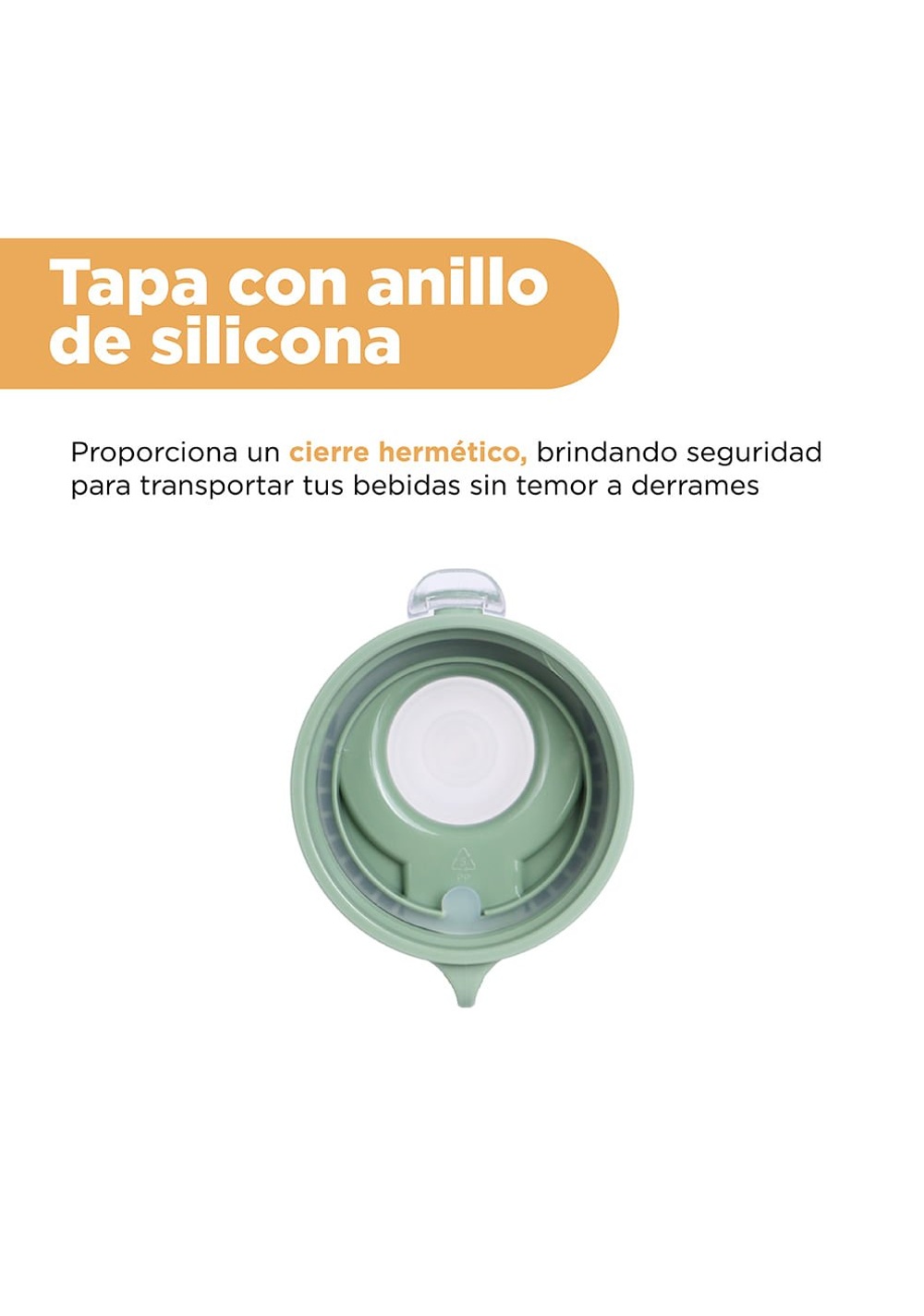 Termo con Asa y Boquilla Diy 1100 Ml Miniso Unisex - Vista 5