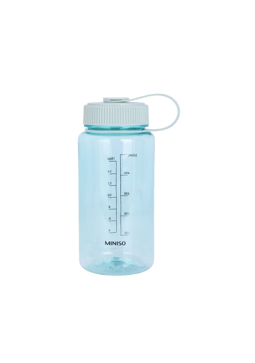 Termo con Tapa Plástico Turquesa 650 Ml Miniso