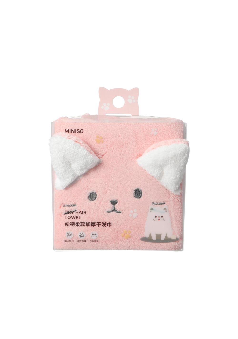 Toalla para Cabello Colección Gatito Miniso