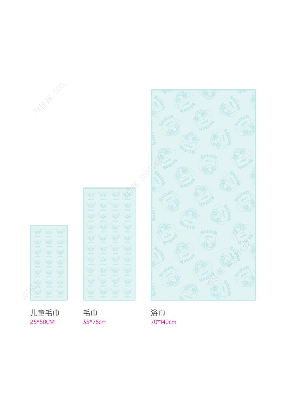 Toalla de Fibra Lilo & Stitch Disney Miniso