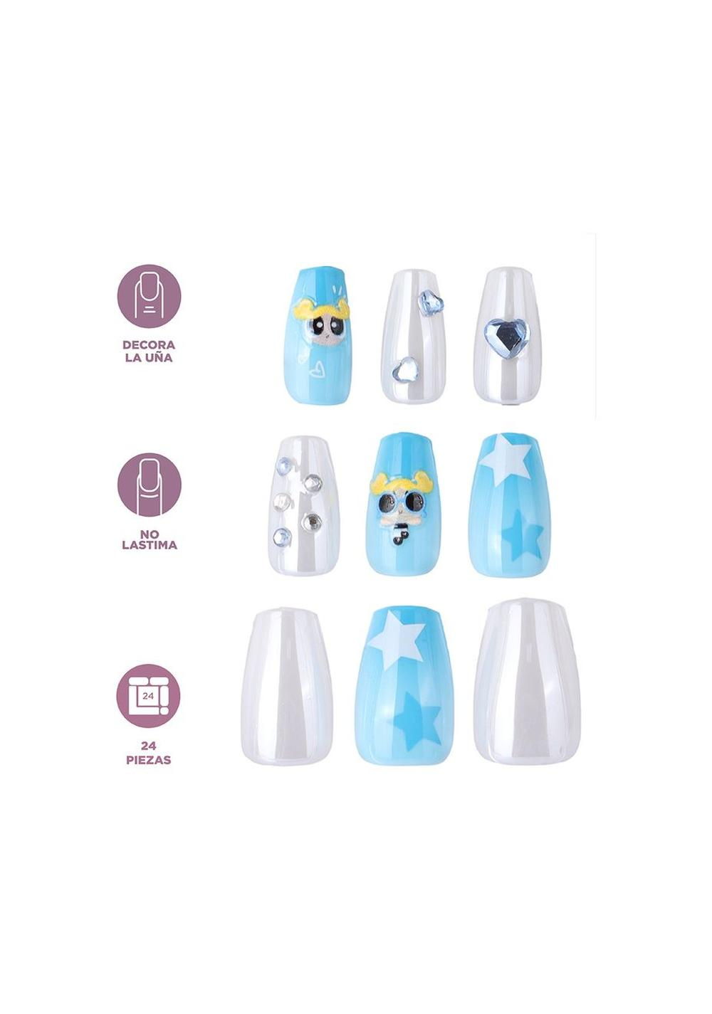 Uñas Postizas las Chicas Superpoderosas Burbuja Miniso Unisex - Vista 5