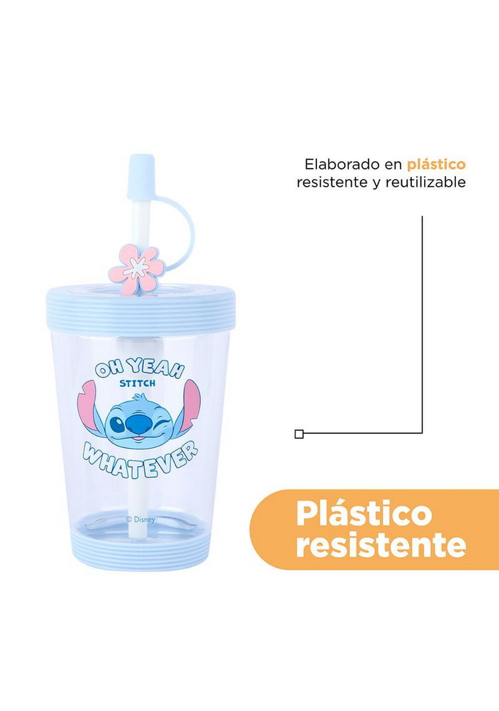 Vaso Colección Stitch Disney 535 Ml Miniso Unisex - Vista 6